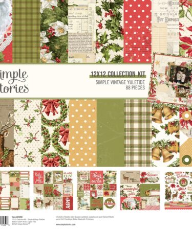 SIMPLE STORIES - Collezione SIMPLE VINTAGE YULETIDE - Collection Kit