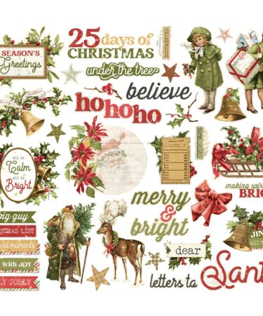 Alternative view of SIMPLE STORIES - Collezione SIMPLE VINTAGE YULETIDE - Bits & Pieces