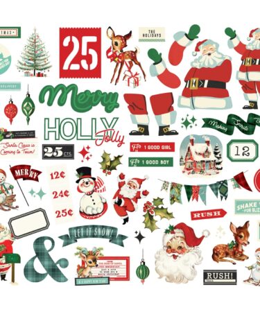 Alternative view of SIMPLE STORIES - Collezione  SIMPLE VINTAGE HOLLY JOLLY - Bits & Pieces