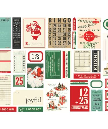 Alternative view of SIMPLE STORIES - Collezione  SIMPLE VINTAGE HOLLY JOLLY - Ephemera