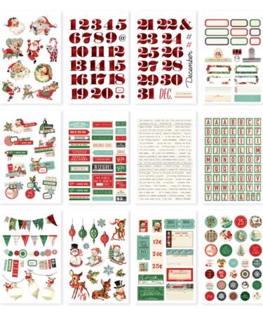 Alternative view of SIMPLE STORIES - Collezione  SIMPLE VINTAGE HOLLY JOLLY - Sticker Book