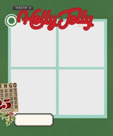 Alternative view of SIMPLE STORIES - Collezione  SIMPLE VINTAGE HOLLY JOLLY - Simple Pages Page Pieces