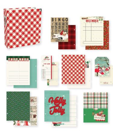 Alternative view of SIMPLE STORIES - Collezione  SIMPLE VINTAGE HOLLY JOLLY - 6x8 SN@P! Holiday Binder