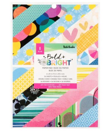 Vicki Boutin Bold And Bright Paper Pad 6"X8"36 Sheets