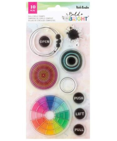 Vicki Boutin - collezione Bold And Bright Acrylic Stamp SetFull Circle