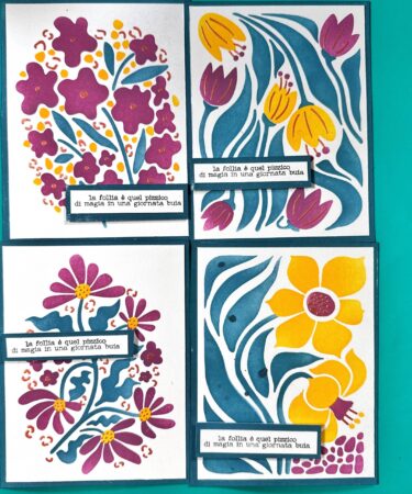 STENCIL IN QUAD- POSTER PRINTS- PRODOTTO CONTENITORE