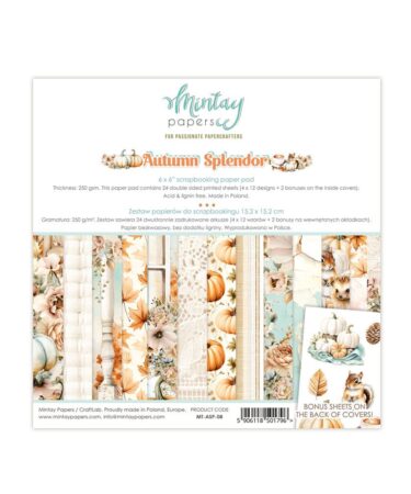 MINTAY- COLLEZIONE AUTUMN SPLENDOR - 15x15 cm (6"x6")