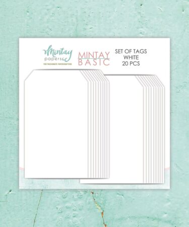 MINTAY - Basic - Set Tags White 20 pezzi