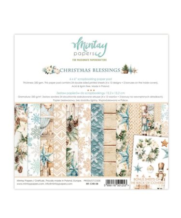 MINTAY - COLLEZIONE CHRISTMAS BLESSINGS - 15x15 cm (6"x6")