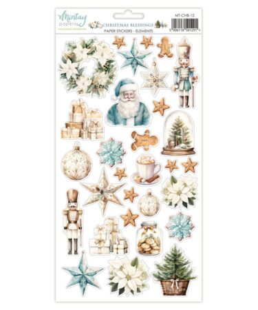 MINTAY - COLLEZIONE CHRISTMAS BLESSINGS - Paper Stickers - Element (6"x12")