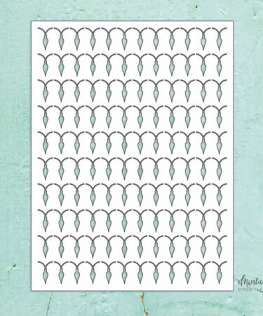 MINTAY -  Stencil 6"x8" - Christmas Lights