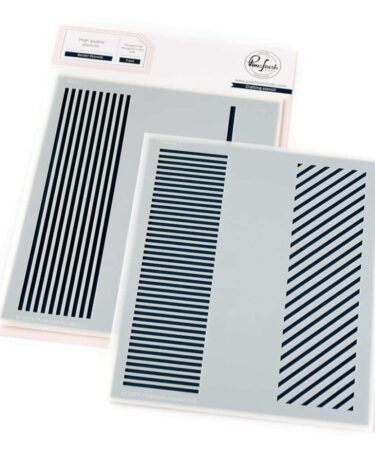 Pinkfresh Studio Stencils 4.25"X5.5" 2/Pkg - Border