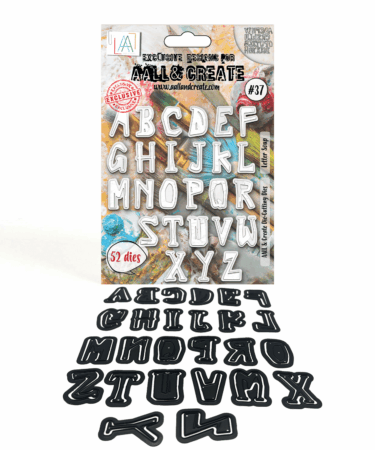AALL & CREATE - #37-  12X18CM DIE-CUTTING DIE SET - LETTER SOUP
