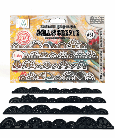 AALL & CREATE - #51 - 15.5x11cm Die-Cutting Die Set - Majestic Borders