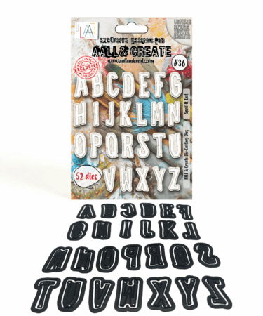 AALL & CREATE - #36-  12X18CM DIE-CUTTING DIE SET - SPELL IT OUT