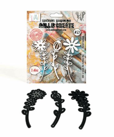 AALL & CREATE - #52 - 9x11cm Die-Cutting Die Set - Floral Fantasy