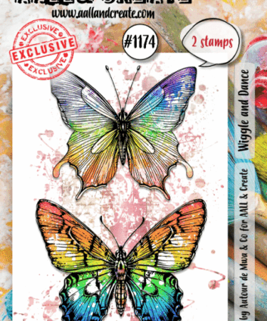 AALL & CREATE - #1174 - A7 Stamp Set - Wiggle & Dance