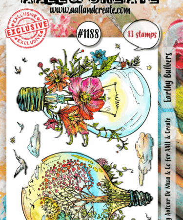 AALL & CREATE - #1188 - A6 Stamp Set - Earthy Bulbers