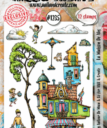 AALL & CREATE - #1235 - A6 Stamp Set - La Maison De Abs