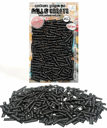 AALL & CREATE - #55 - A6 Ephemera Die-Cuts - Motivation Station