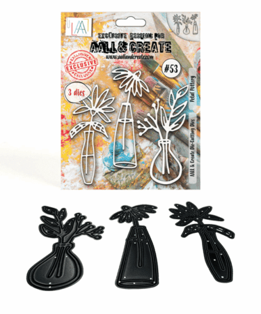 AALL & CREATE - #53 - 11x14cm Die-Cutting Die Set - Petal Pottery