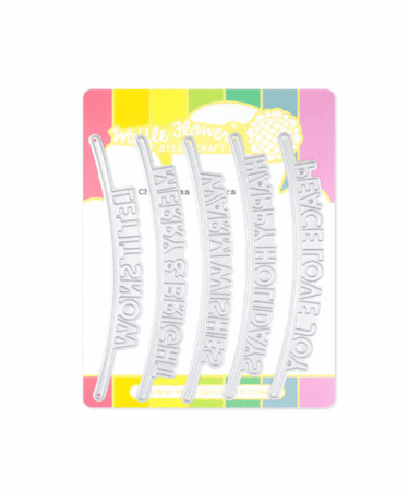 WAFFLE FLOWER - Christmas Banners Die