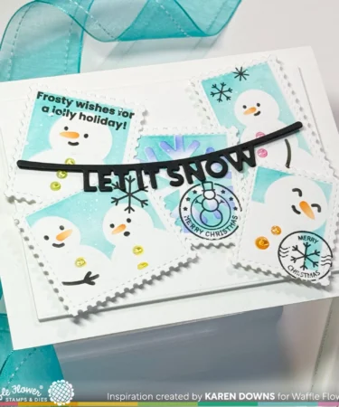 Alternative view of WAFFLE FLOWER - Postage Collage North Pole Stamp Set