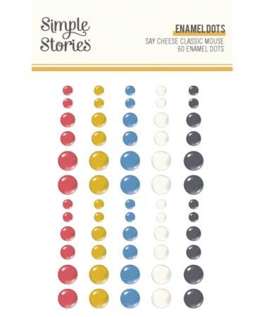 SIMPLE STORIES - COLLEZIONE Say Cheese Classic Mouse - Enamel Dots