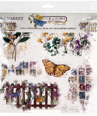 49 and Market - Curators Botanical Rub-Ons 12"X12"