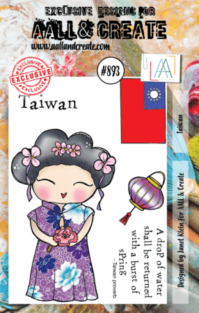AALL & CREATE - Stamp Set A7 Taiwan