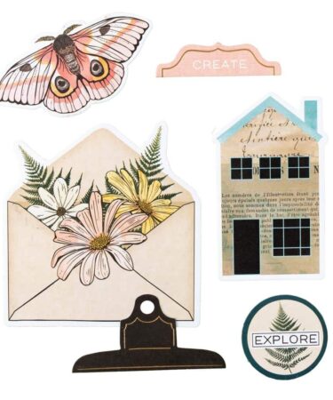 Alternative view of Vicki Boutin Mixed Media Ephemera Cardstock Die-Cuts - NATURE