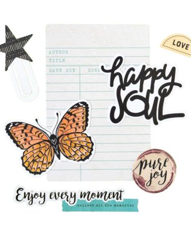 Alternative view of Vicki Boutin Mixed Media Ephemera Cardstock Die-Cuts -OLD SOUL