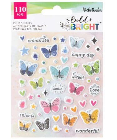 Vicki Boutin - Collezione Bold And Bright Mini Puffy Stickers