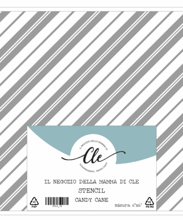 IL NEGOZIO DELLA MAMMA DI CLE- GLI STENCIL DELLA CLE - CANDY CANE