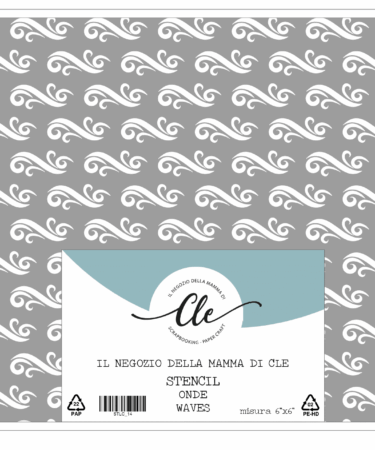 IL NEGOZIO DELLA MAMMA DI CLE- GLI STENCIL DELLA CLE - ONDE