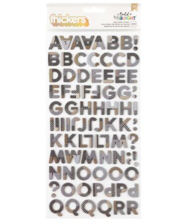 Vicki Boutin -  Collezione Bold And Bright Thickers - Alphabet