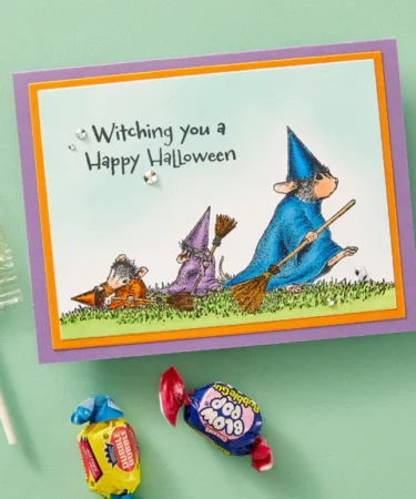 Alternative view of SPELLBINDERS -  Halloween Flight Cling Rubber Stamp Set