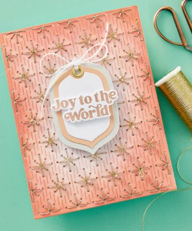 Alternative view of SPELLBINDERS - Stitched Starfilled Background Etched Dies