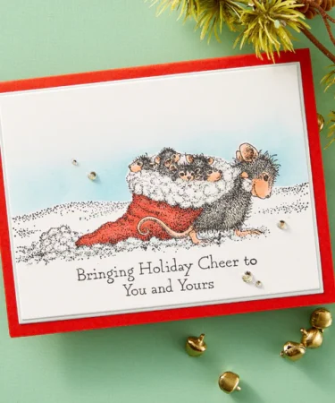 Alternative view of SPELLBINDERS - Christmas Friends Cling Rubber Stamp Set