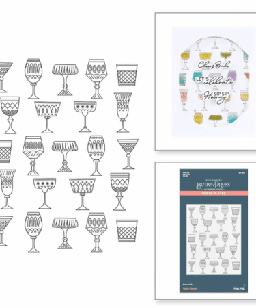 SPELLBINDERS - Classy Glasses Press Plate