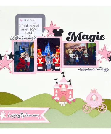 Alternative view of SPELLBINDERS - Castle Tales Etched Dies