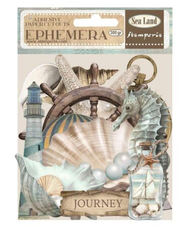 Stamperia  - Collezione Sea Land - Ephemera Adhesive Paper Cut Outs