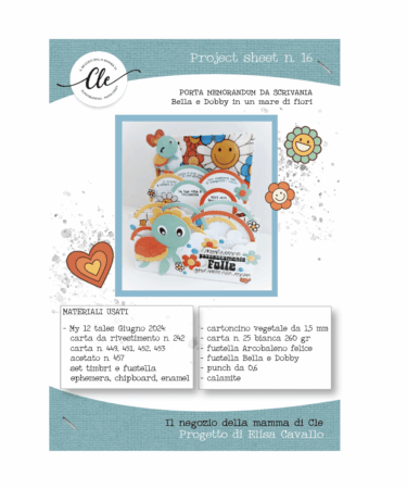 IL NEGOZIO DELLA MAMMA DI CLE -PROJECT SHEET 16 PORTA MEMORANDUM DA SCRIVANIA DI ELISA CAVALLO