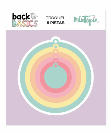 MINTOPIA  - fustelle  Etiquetas redondas anidadas Back to Basics