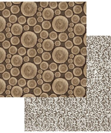 49 and Market - Collezione Evergreen Season - Double-Sided Cardstock 12"X12" - Joyful Timber