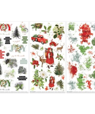 Alternative view of 49 and Market - Collezione Evergreen Season -  Rub-On Transfer Set - Essentials