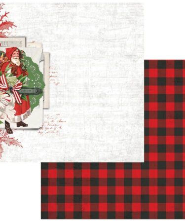 49 and Market - Collezione Evergreen Season - Double-Sided Cardstock 12"X12" -Yuletide Abundance