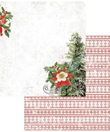 49 and Market - Collezione Evergreen Season - Double-Sided Cardstock 12"X12" -Rejoice In The Season