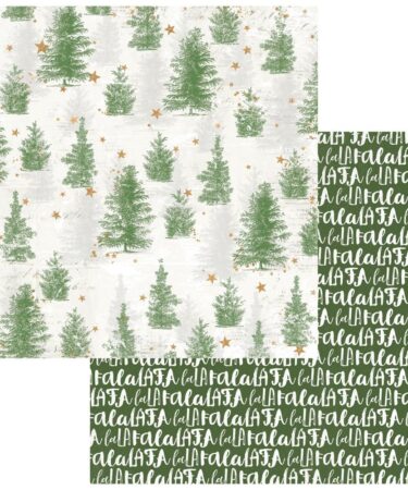 49 and Market - Collezione Evergreen Season - Double-Sided Cardstock 12"X12" -Evergreen Blessing