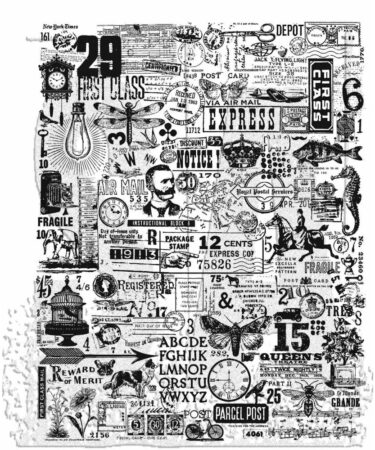 Stampers Anonymous Hodgepodge Tim Holtz Cling Stamps